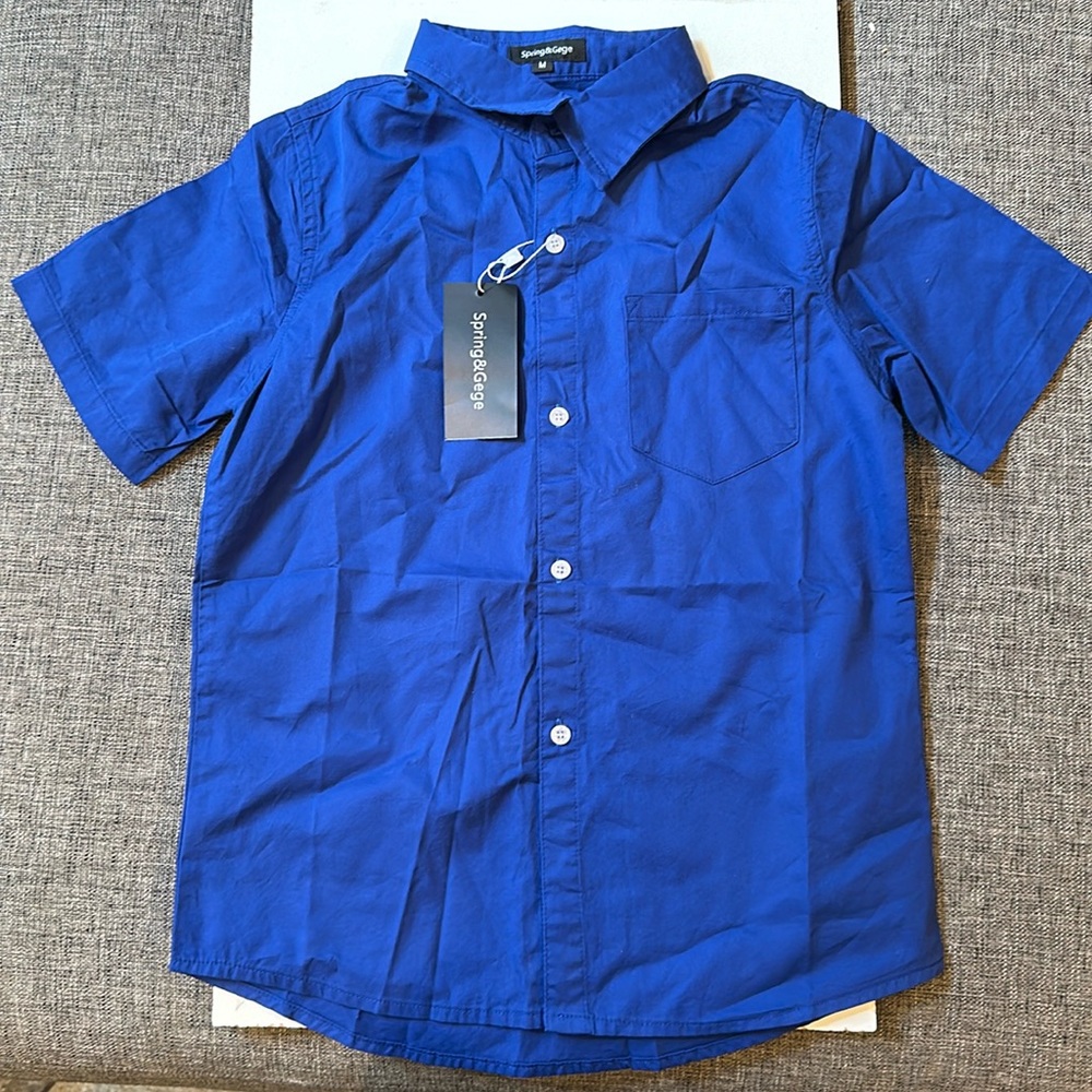 Spring & Gege Button Down SS Shirt